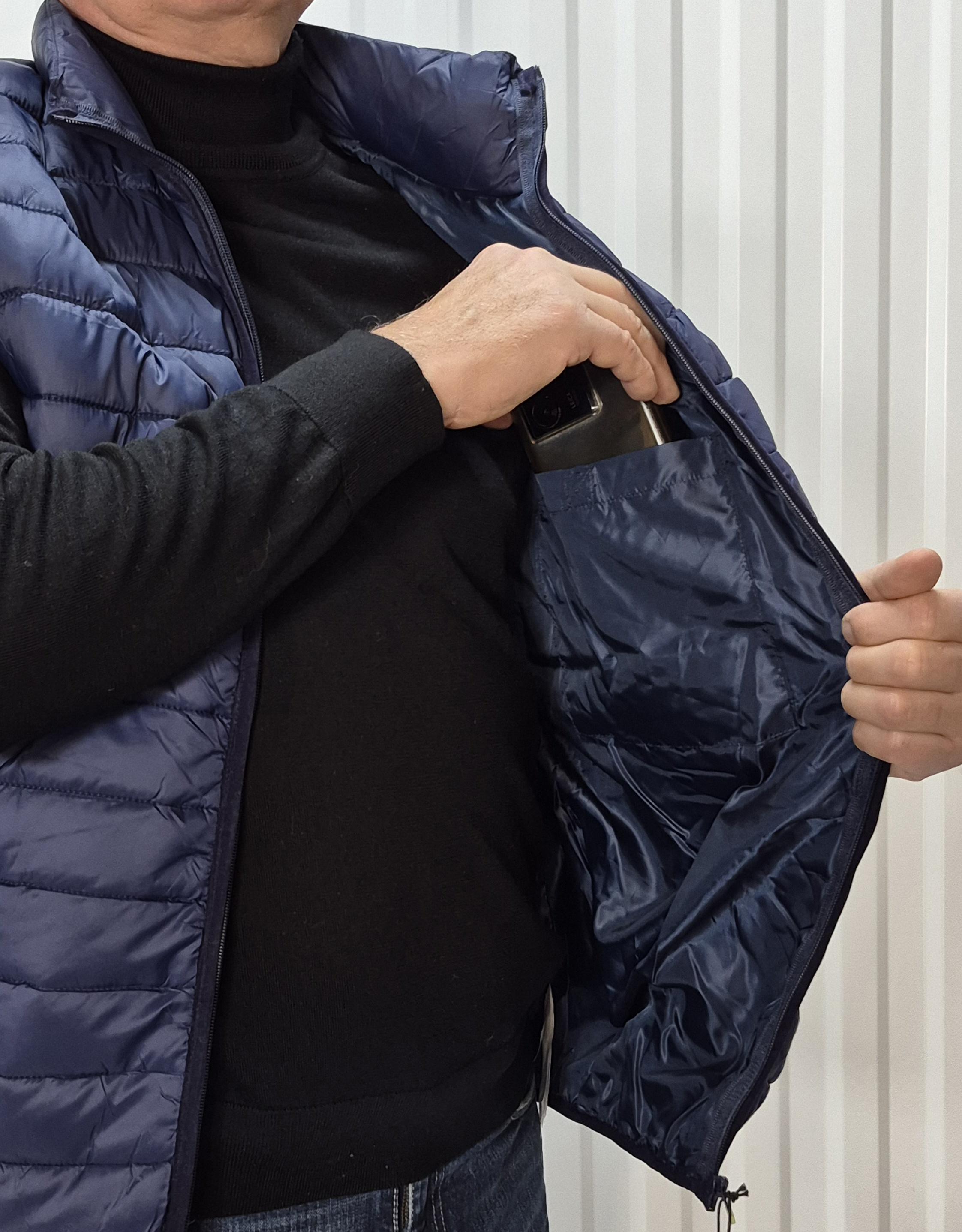 Жилет чоловічий Just Emporio 2XL Синій (1615) - фото 3 Жилет чоловічий Just Emporio 2XL Синій (1615) - фото 3