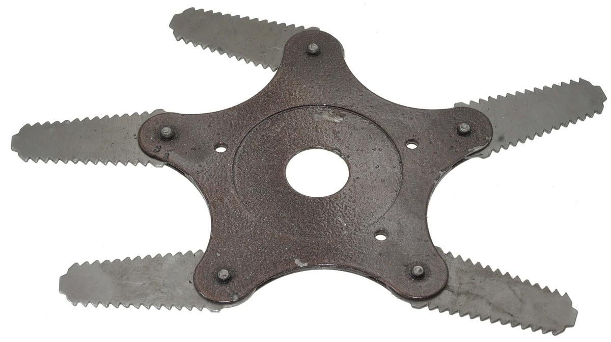 Нож сегментный VJ Parts для газонокосилки 5-лучевой зубчатый dвн25