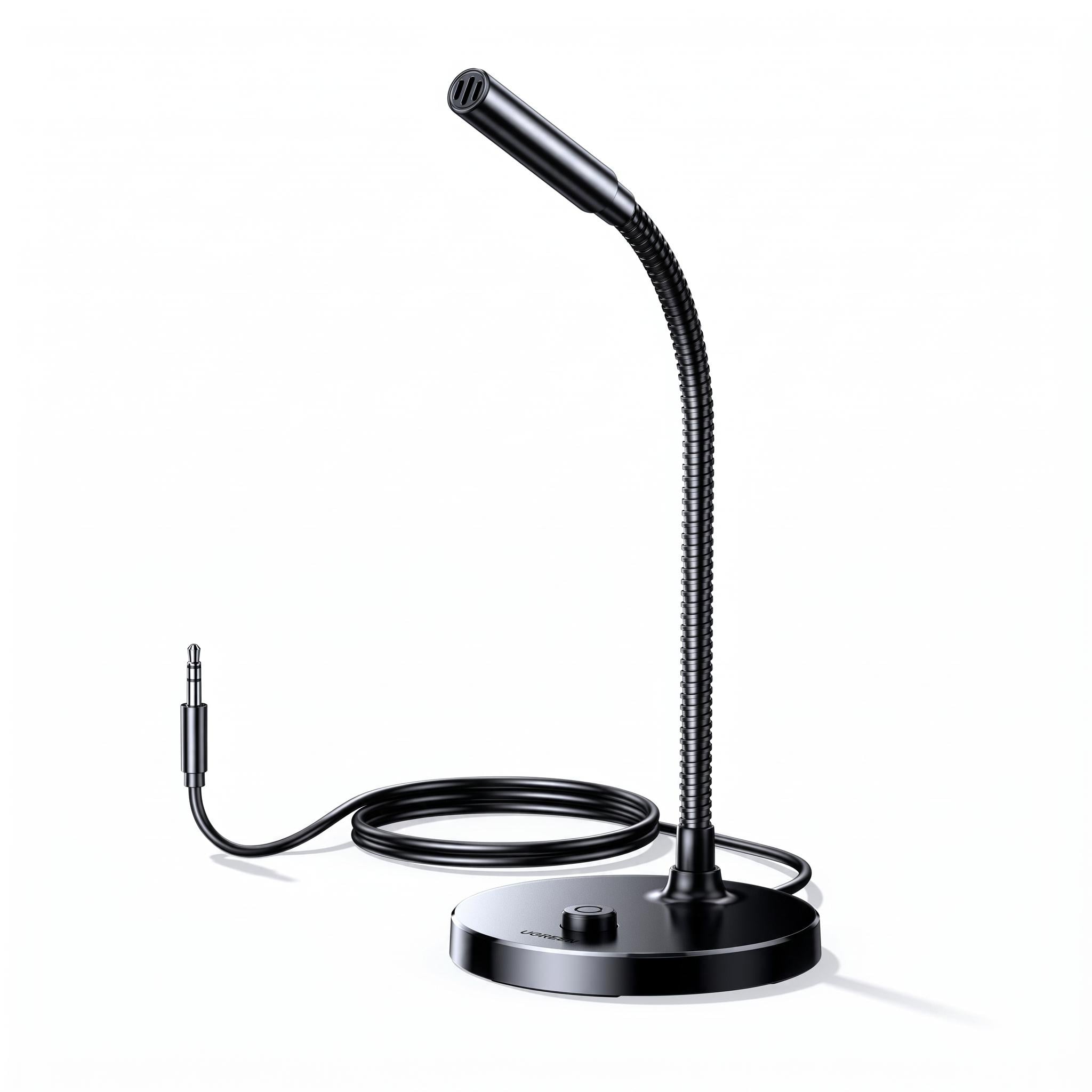 Микрофон UGREEN CM771 3,5 мм TRS всенаправленный 360° TRRS Черный (75574)