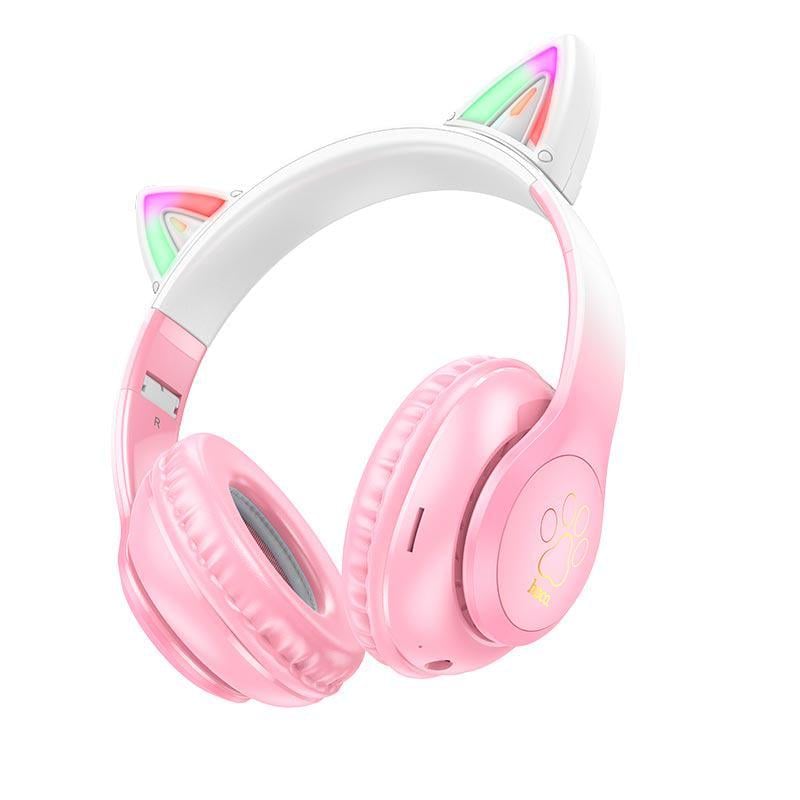 Наушники беспроводные Hoco Cat ears BT W42 BT5.3 AUX/TF 10h (574043)