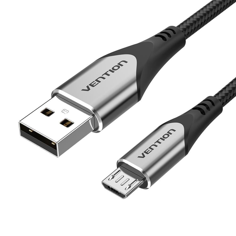 Кабель USB Micro USB Vention 2 м Серый (COAHH)