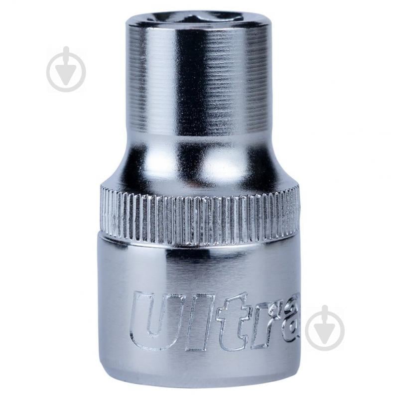 Насадка шестигранная короткая 1/2" 10мм CrV ULTRA (6070102)