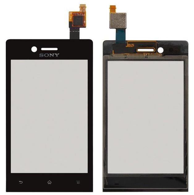 Екран Touchscreen для Sony ST23i Xperia Miro Чорний (000018206)