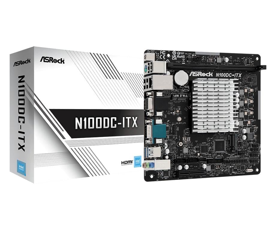 Материнська плата ASRock N100DC-ITX NA (519410)