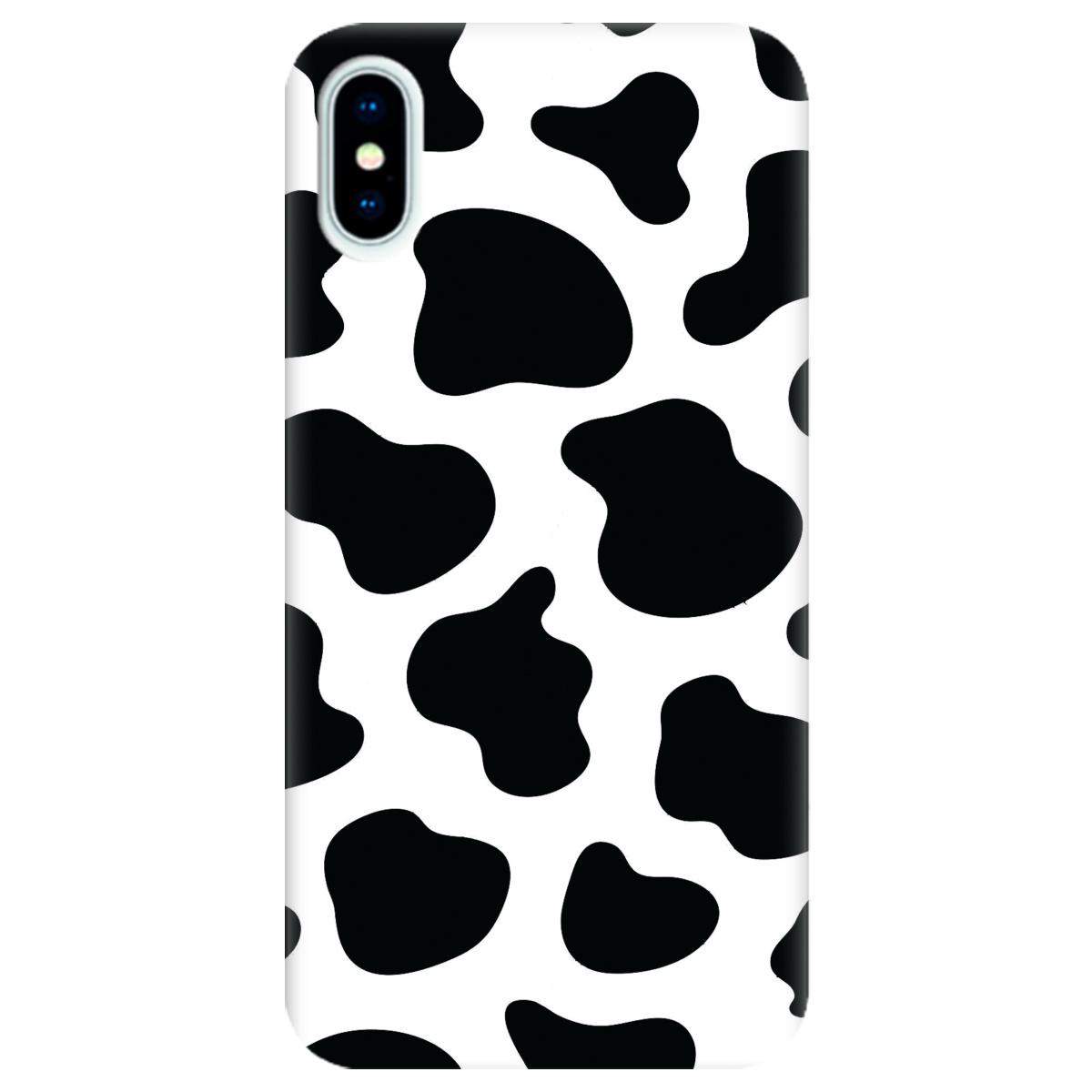 Силиконовый чехол Zorrov для Apple iPhone X - Burenka (10270040255114724)