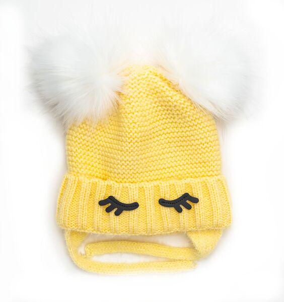 Шапка детская для девочек Амина D930 флис 46-50 см Бежевый - фото 6 Шапка детская для девочек Амина D930 флис 46-50 см Бежевый - фото 6