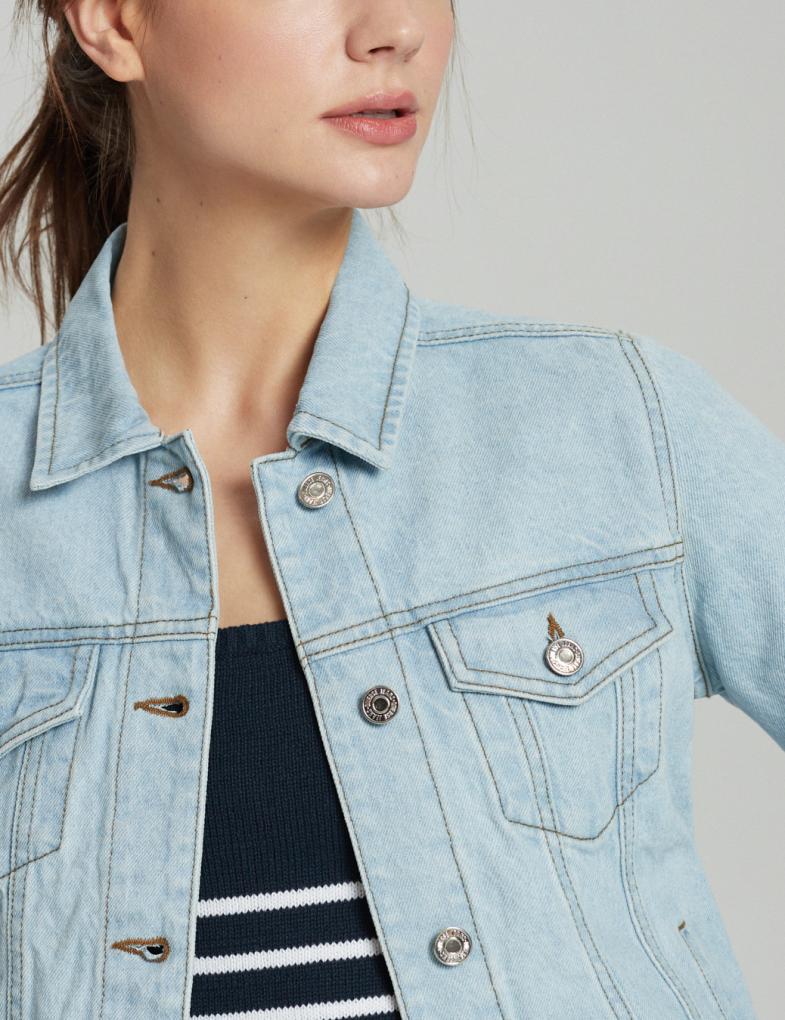 Куртка жіноча джинсова Diverse BOREA M Блакитний (5902598826695) - фото 4 Куртка жіноча джинсова Diverse BOREA M Блакитний (5902598826695) - фото 4