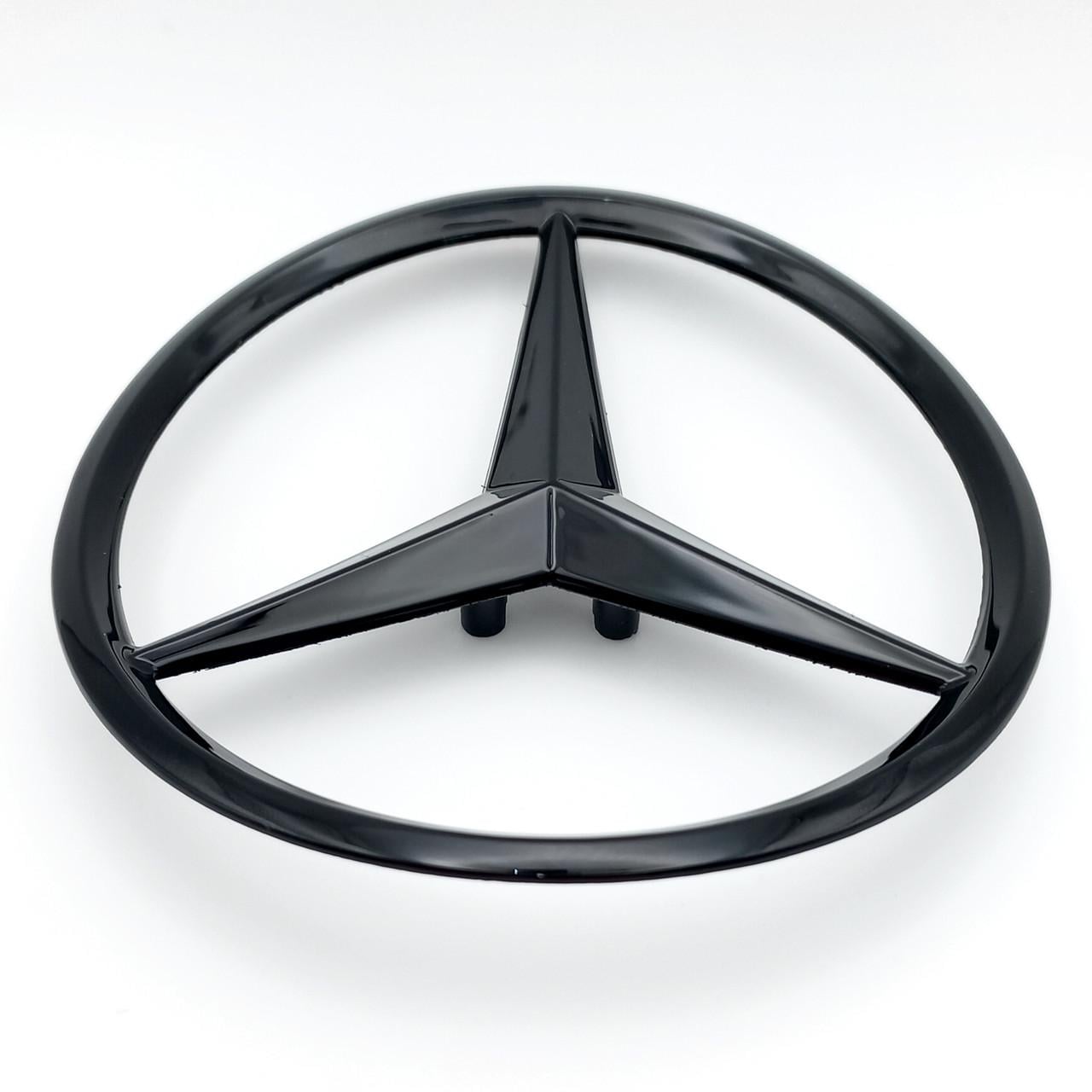 Емблема Mercedes 75х75 мм Чорний (A156 817 00 16 GLA X156)