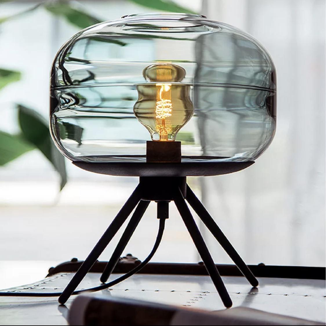 Лампа настольная Barattolo T Blue (Lamp053554/1)