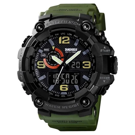 Наручные часы Skmei 1520AG Black-Military Wristband