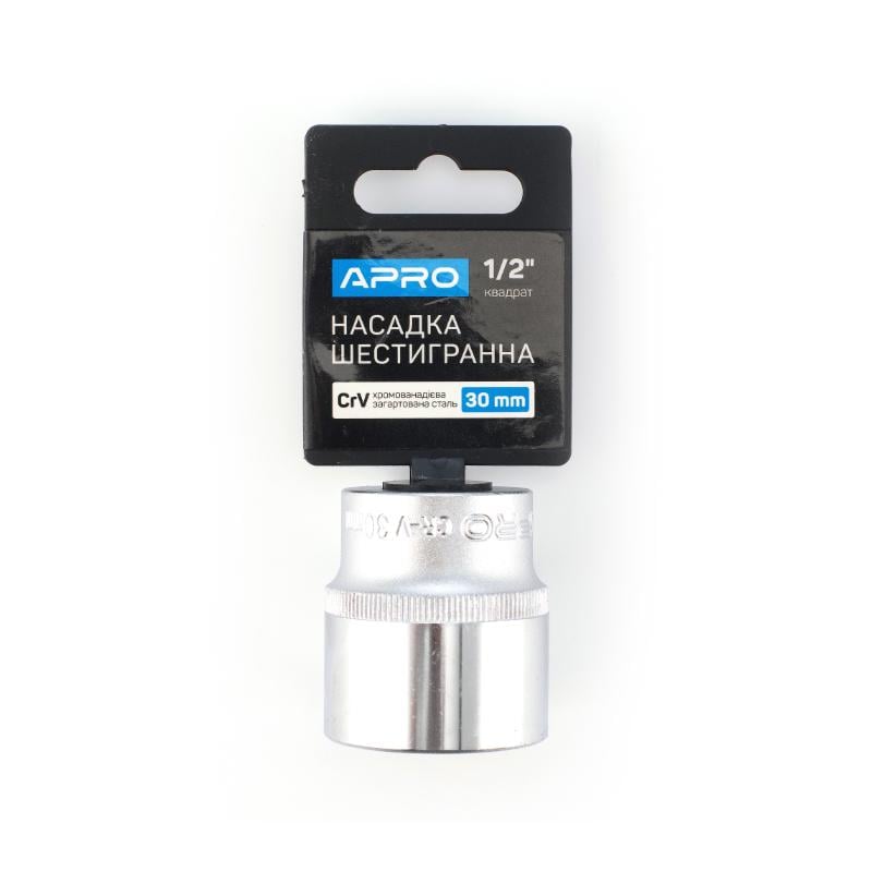 Головка Apro шестигранна 1/2" 30 мм