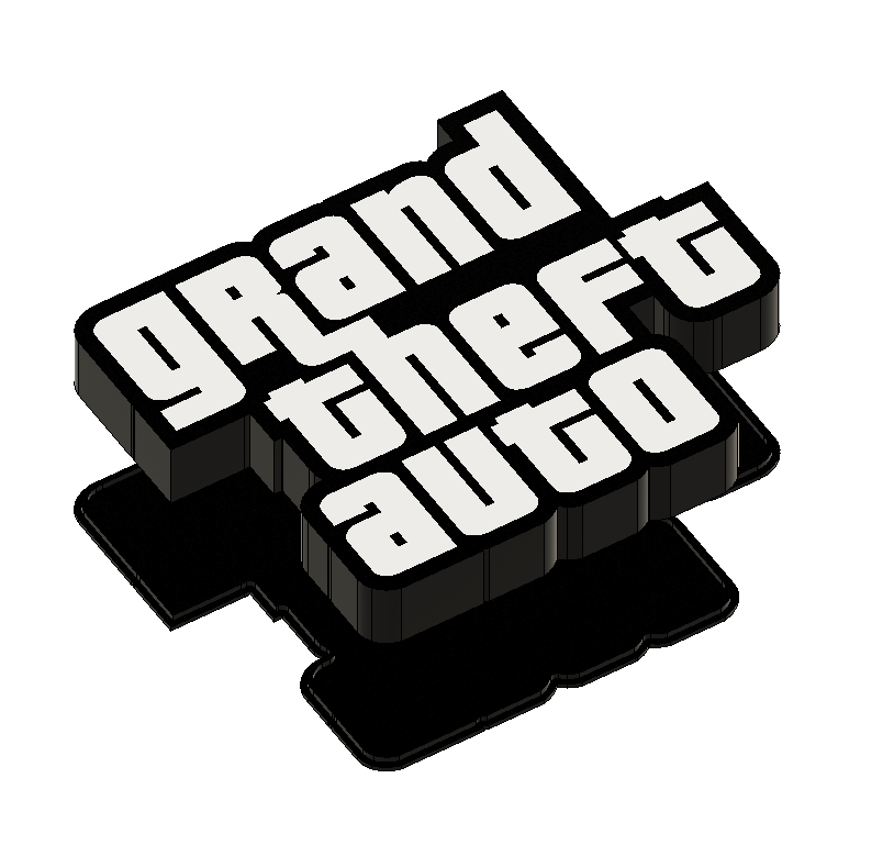 Лайтбокс-лампа GTA Lightbox LED Lamp 25 см 3D-друк Лайтбокс-лампа GTA Lightbox LED Lamp 25 см 3D-друк
