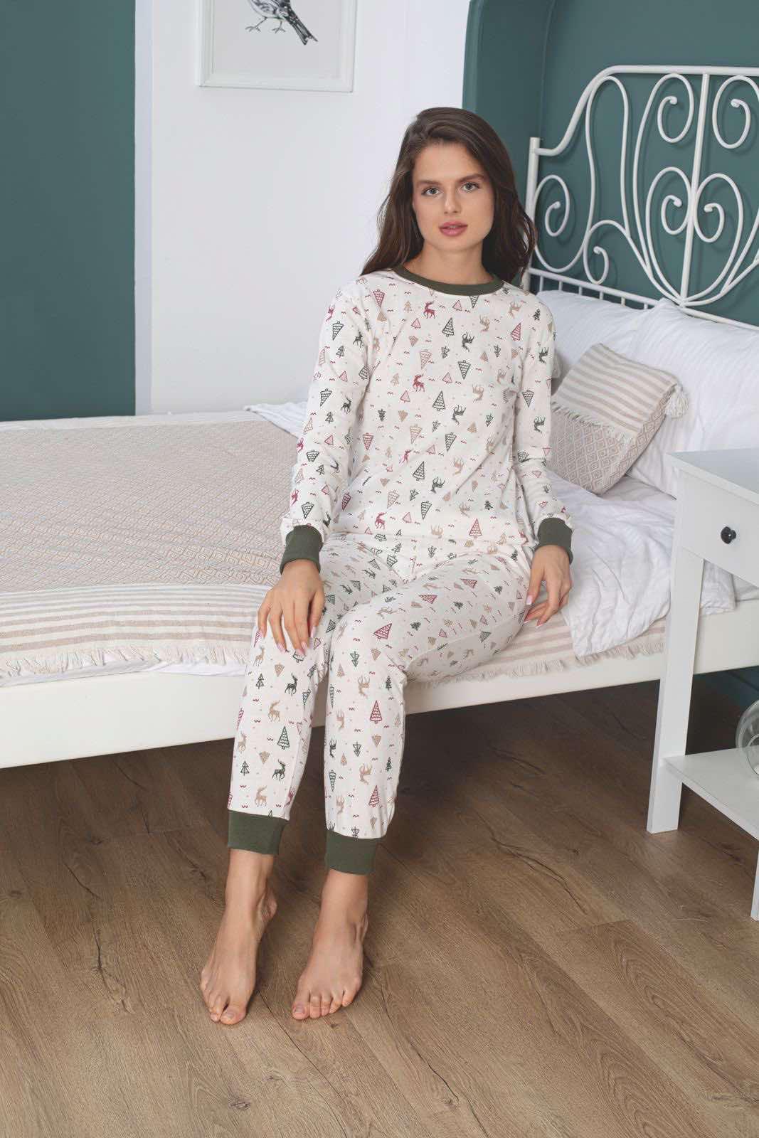 Пижама Car L a мara женская М Кремовый (6015*67)