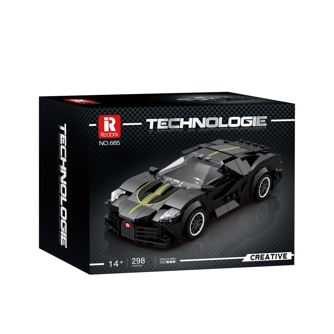 Конструктор гоночный автомобиль Reobrix 685 298 детали - фото 5 Конструктор гоночный автомобиль Reobrix 685 298 детали - фото 5