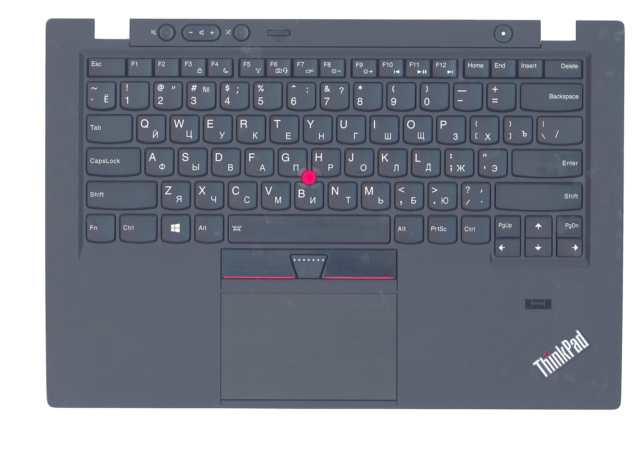Клавиатура для ноутбука Lenovo ThinkPad X1 Carbon с подсветкой Light Point Stick Black TopCase Black