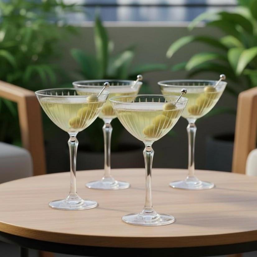 Набор бокалов для мартини Pasabahce Joy 220 мл 4 шт. (440310)