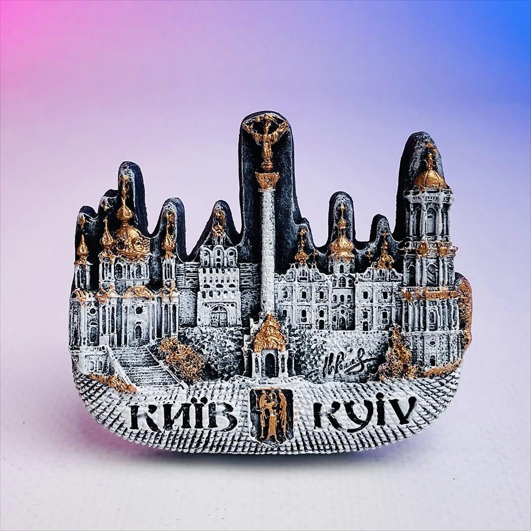 Магніт полікерамічний Київ (Визначні місця, чорно-білий) Магніт полікерамічний Київ (Визначні місця, чорно-білий)