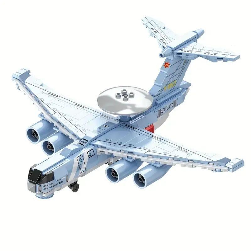 Конструктор Sluban самолет разведчик 23,4 см 335 деталей Синий (493)