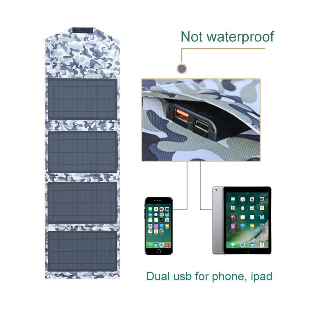 Солнечная батарея складная портативная 30 Вт - фото 3 Солнечная батарея складная портативная 30 Вт - фото 3