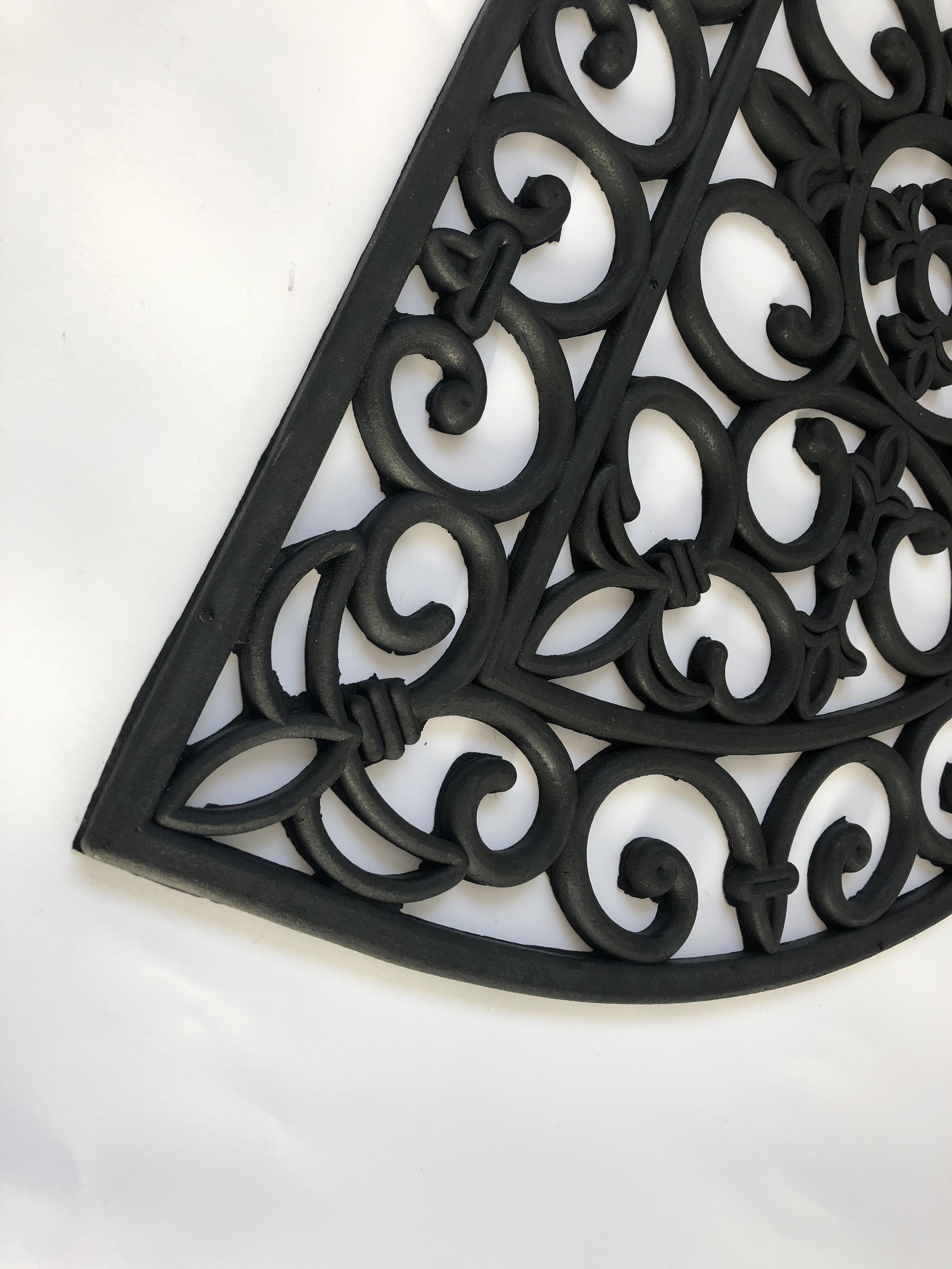 Коврик на порог Нант резиновый ажурный 400х600 мм - фото 2 Коврик на порог Нант резиновый ажурный 400х600 мм - фото 2