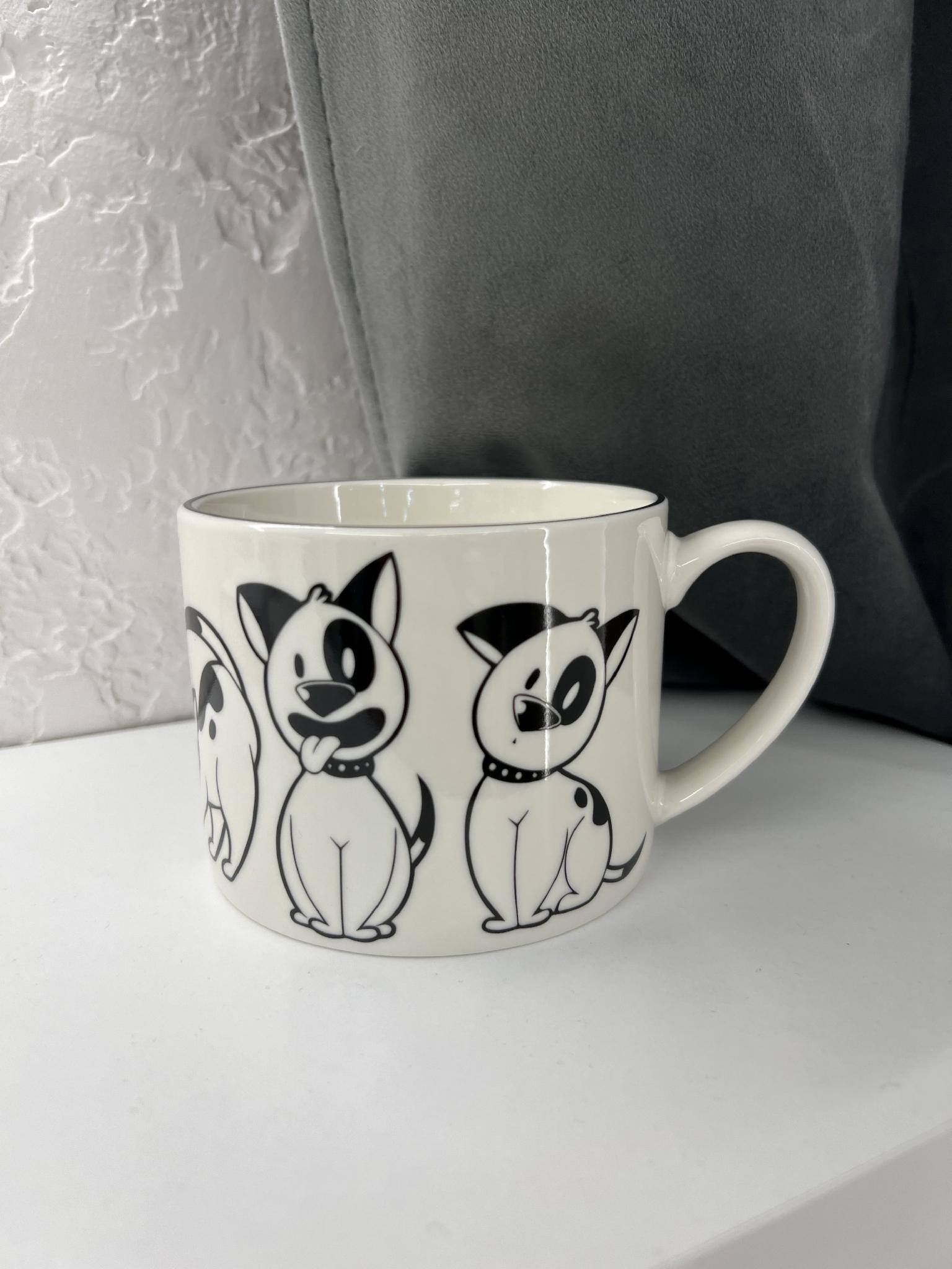 Чашка керамическая FAD Песики 450 мл