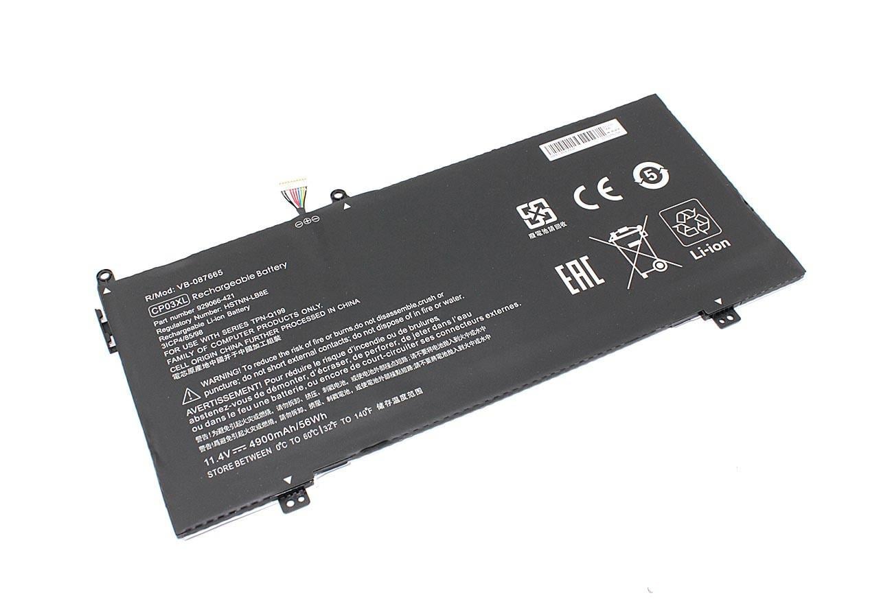 Акумулятор для ноутбука HP CP03XL Spectre X360 13-ae042ng 11,4 V 4900 mAh (087665)