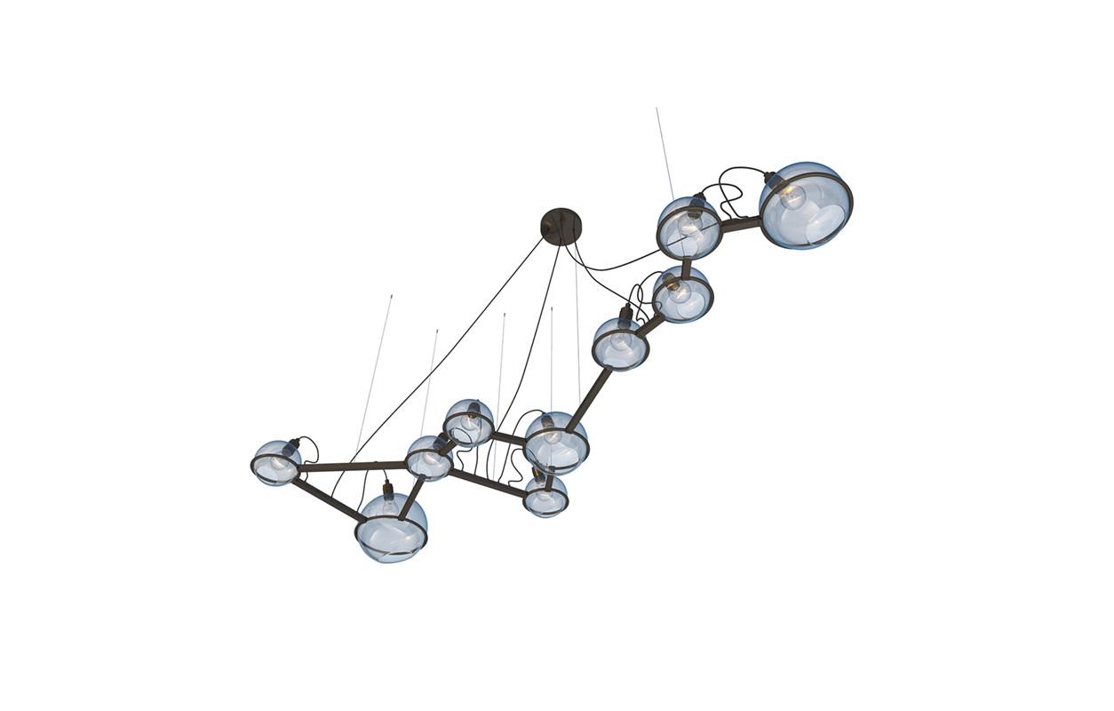 Люстра Pikart Lights Cetus Кит 20924 Черный (1692307851)