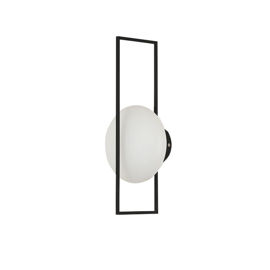 Светильник настенный светодиодный Levistella 786W009 BK плафон белый Черный