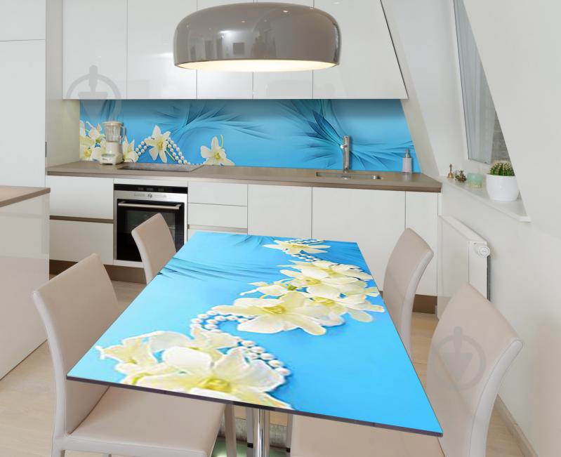 Наклейка 3Д виниловая на стол Zatarga «Ожерелье магнолии» 650х1200 мм (Z184607/1st)