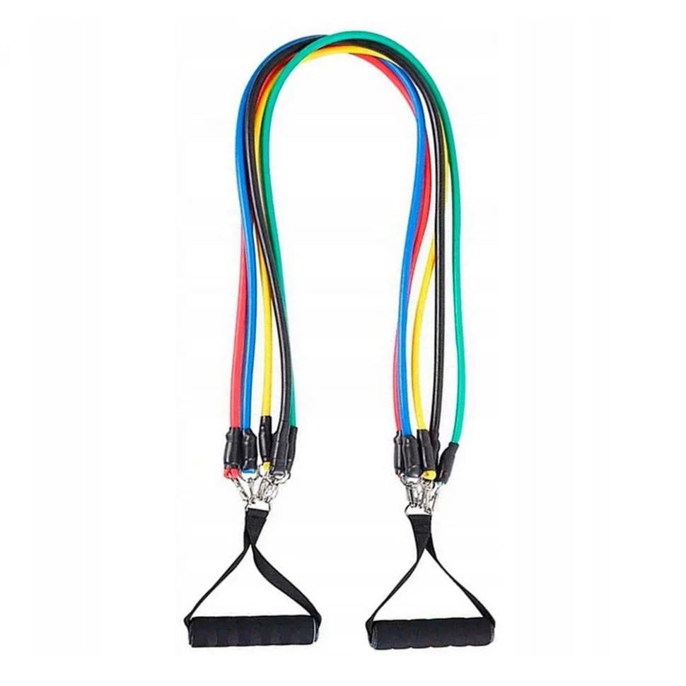 Набір еспандерів трубчастих силових 4,5-13,5 кг 5 шт. (2662575438) Набір еспандерів трубчастих силових 4,5-13,5 кг 5 шт. (2662575438)