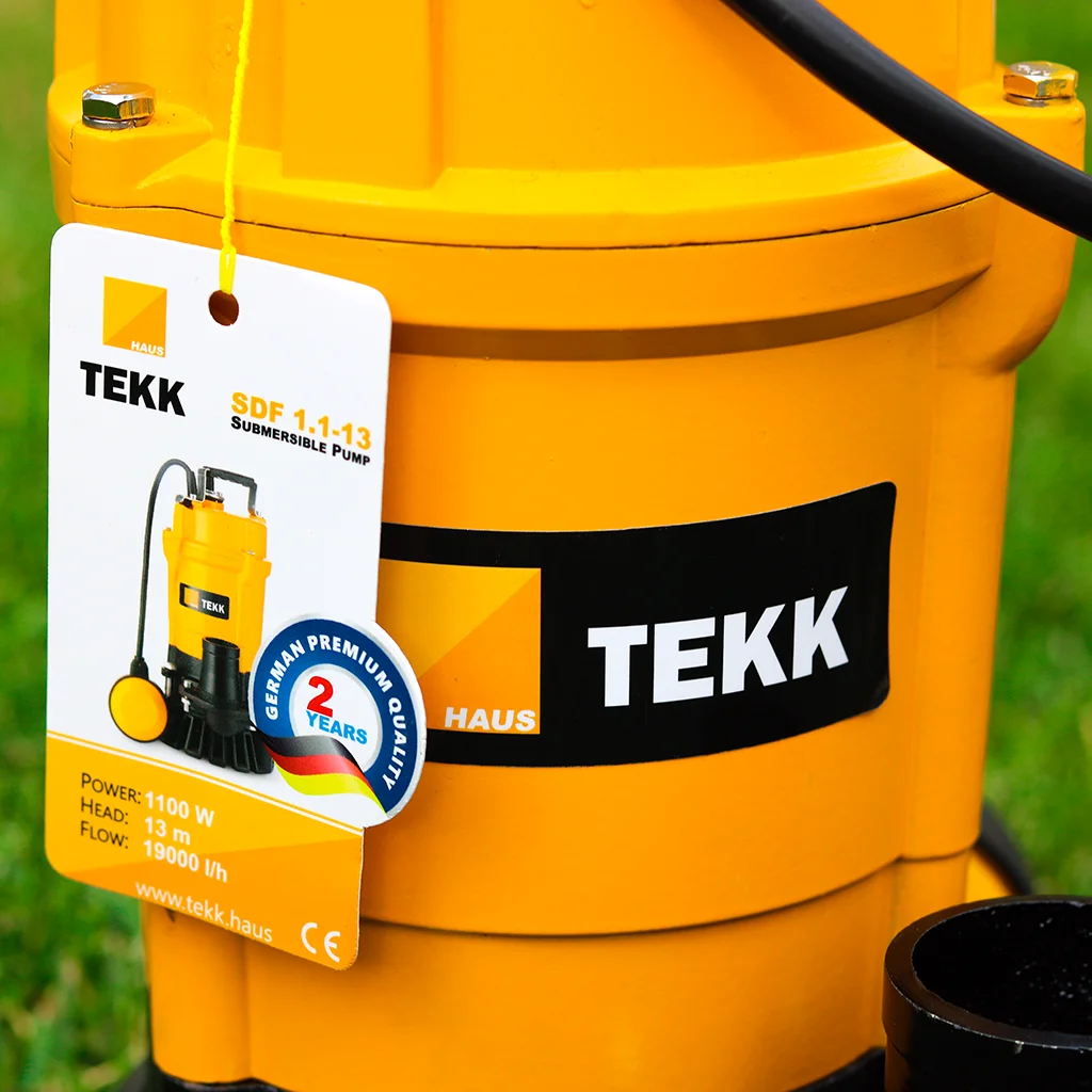 Дренажно-фекальний насос TEKK HAUS SDF 1.1-13 - фото 2 Дренажно-фекальний насос TEKK HAUS SDF 1.1-13 - фото 2
