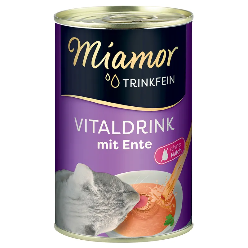 Напиток для кошек Miamor Trinkfein Vitaldrink с уткой 135 мл (30329239)