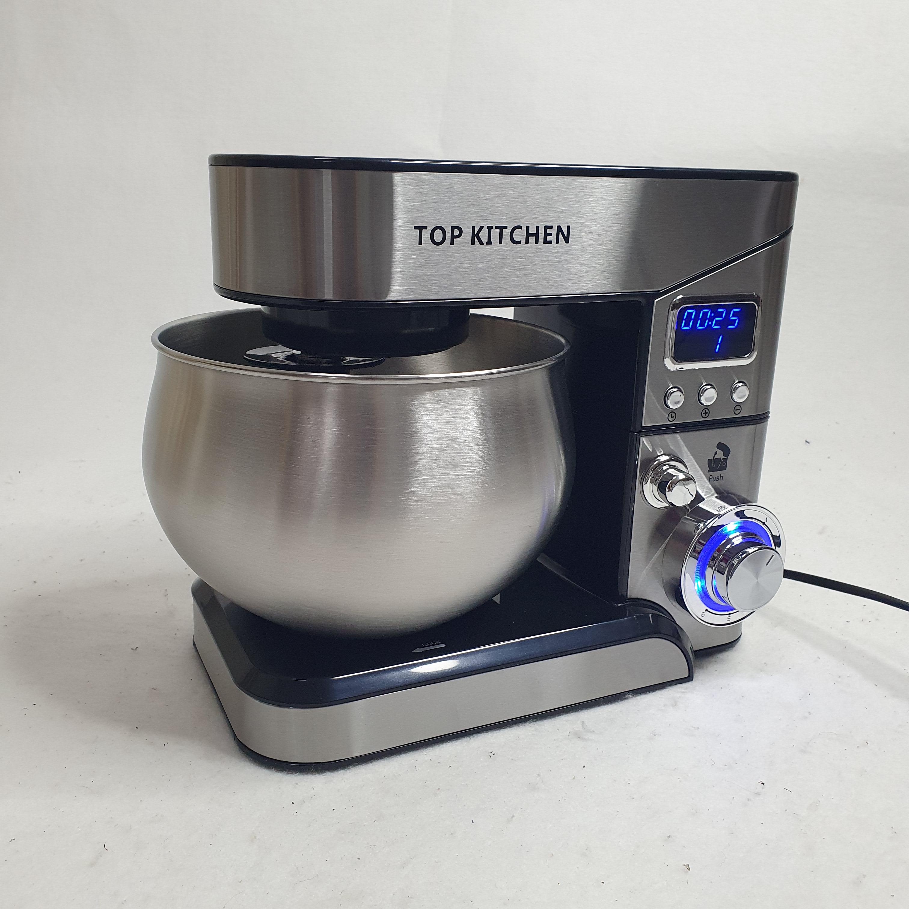 ᐉ Миксер планетарный Top Kitchen 4000 Вт с дисплеем с чашей 5 л