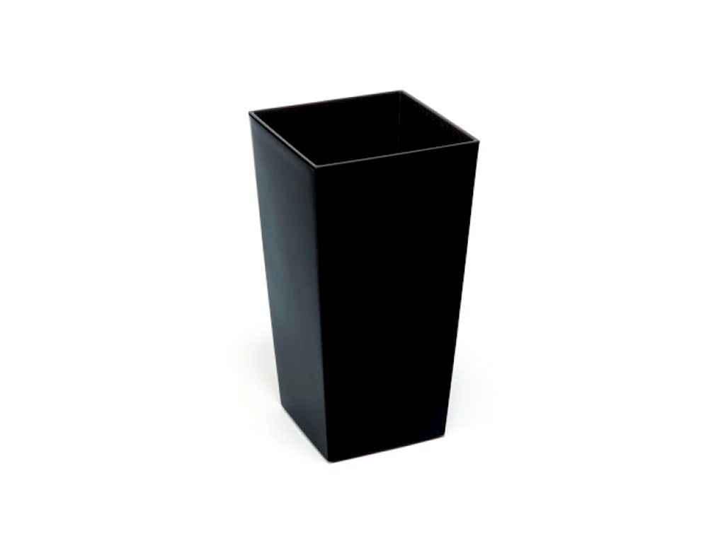 Горщик для квітів Lamela 9,2 л Фінезія 190х190 мм з вкладом Чорний (798597)