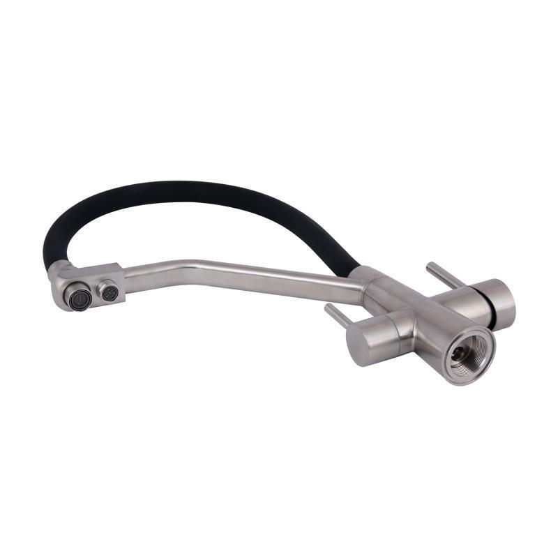 Смеситель для кухни Lidz Aria 020F3 с гибким изливом с подключением для питьевой воды (LDARI020F3BNK37647) - фото 7 Смеситель для кухни Lidz Aria 020F3 с гибким изливом с подключением для питьевой воды (LDARI020F3BNK37647) - фото 7