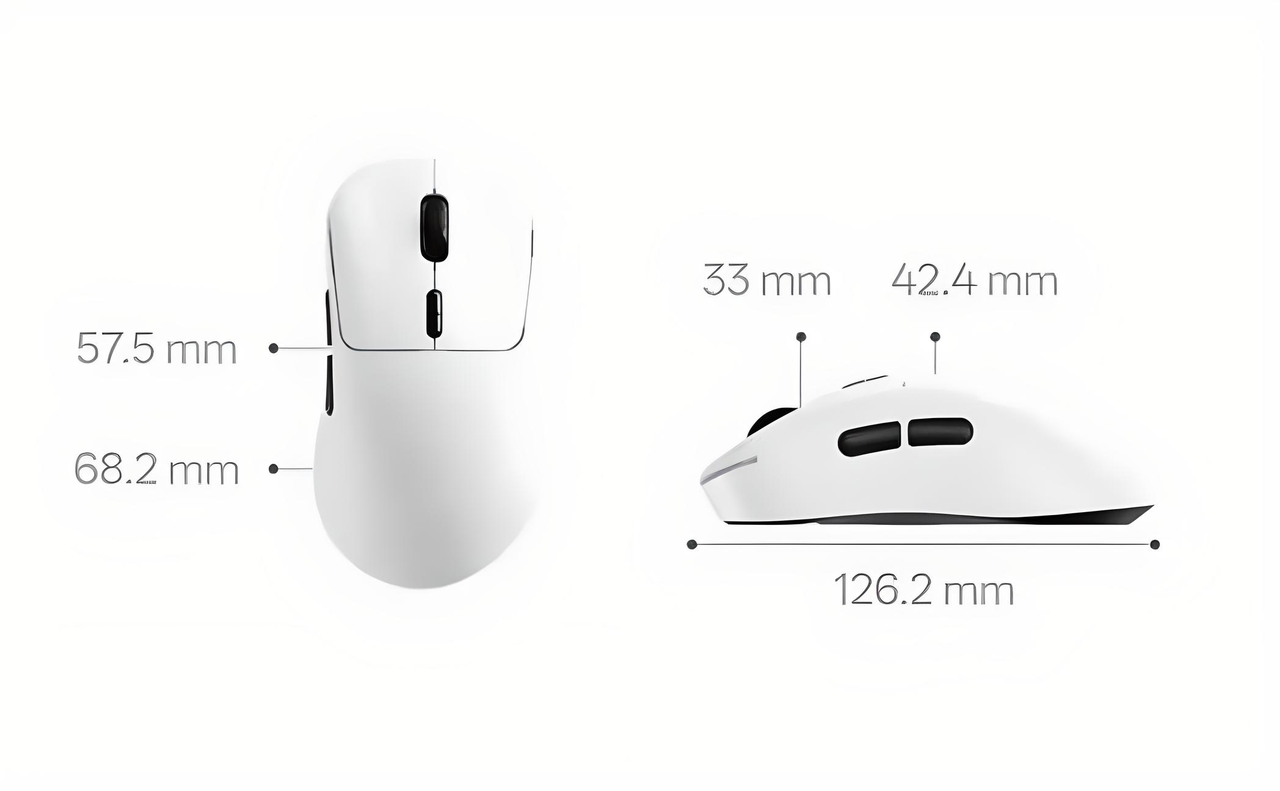 Комп'ютерна мишка Rapoo VT3 з комбінованим підключенням 26000 DPI 8kHz White (2635958611) - фото 2