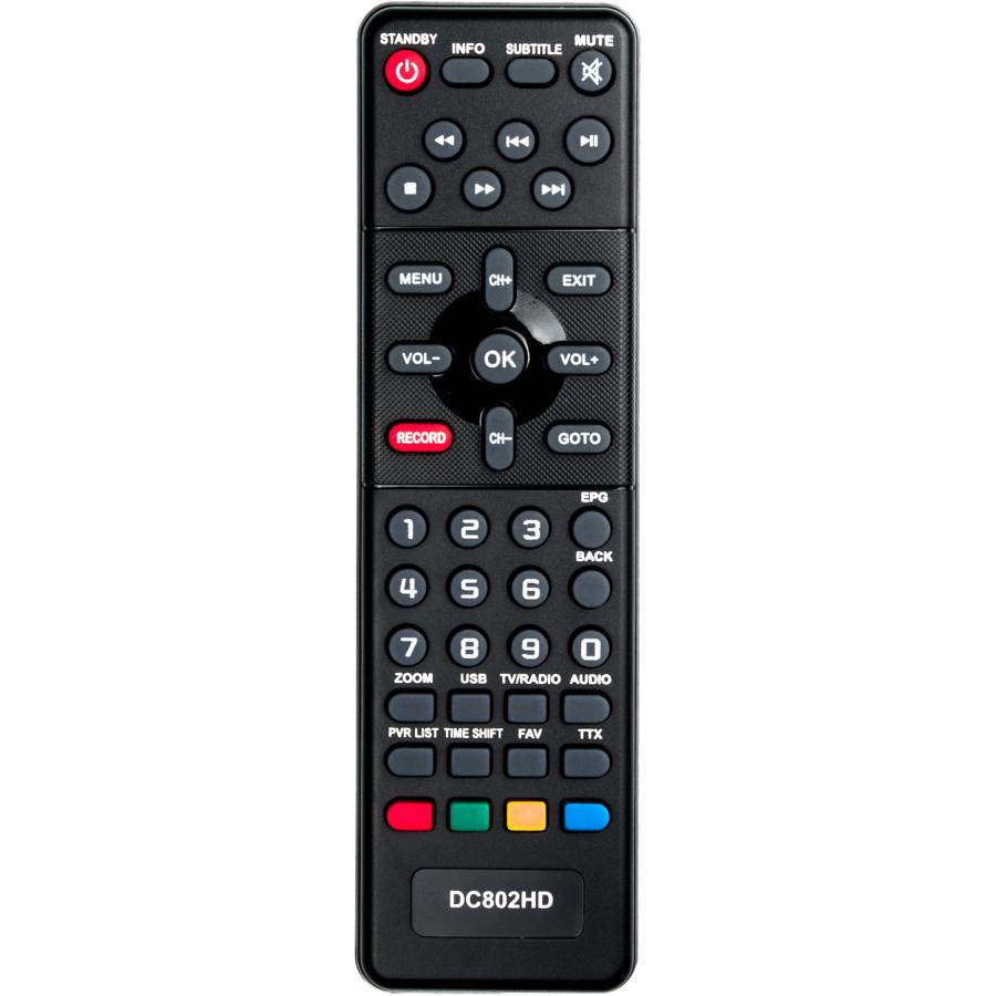 Пульт для DVB-T2 тюнера D-COLOR DC802HD (4432)