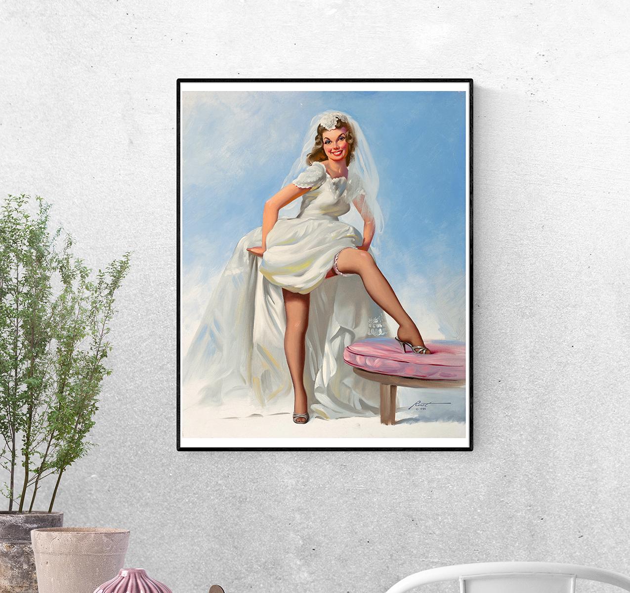 Постер Невеста и подвязка. Дональд Раст формат А-5 (pin_up1740036_Poster)