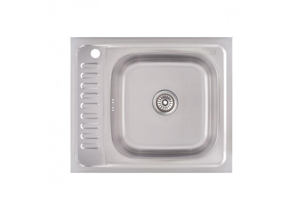 Кухонная мойка Lidz 6050-R 0,6 мм Decor (LIDZ6050R06DEC)