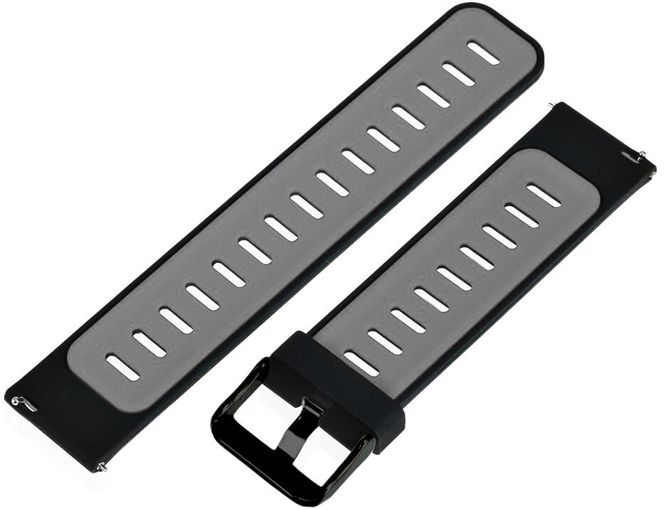 Ремешок Traf для Huawei Watch 3 Pro Black/Grey (28929) - фото 2 Ремешок Traf для Huawei Watch 3 Pro Black/Grey (28929) - фото 2