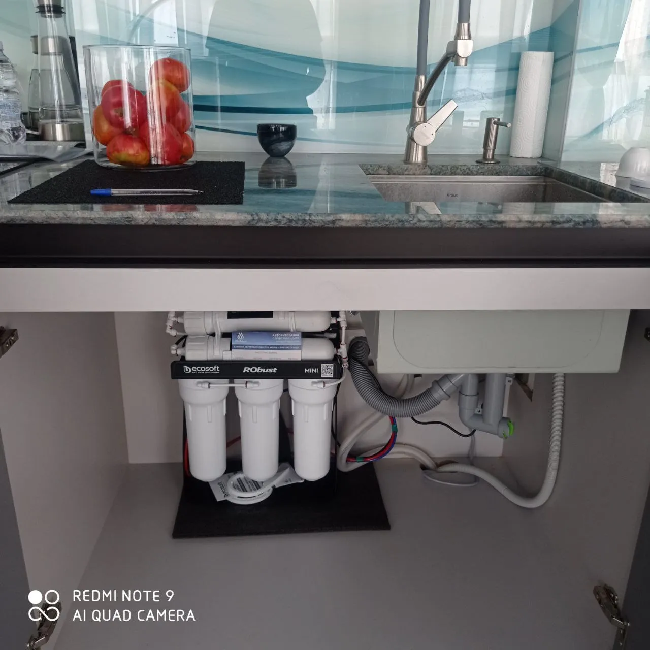 Фильтр обратного осмоса Ecosoft RObust MINI с 6 степенями очистки воды - фото 8