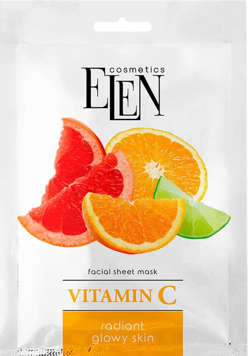 Тканинна маска для обличчя Elen Vitamin C 25 мл