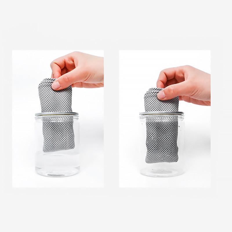 Полотенце охлаждающее Aolikes A-7933 Gray - фото 6