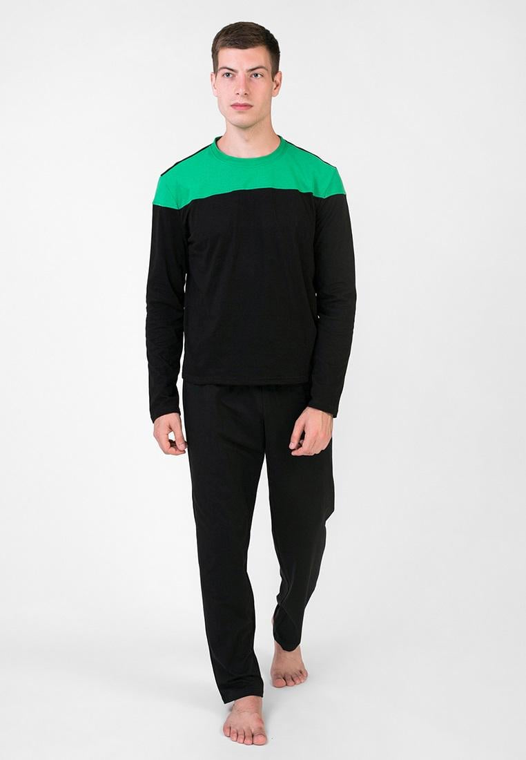 Піжама чоловіча Homewear MAD 36376 XL Noir/Vert (3700465536736)