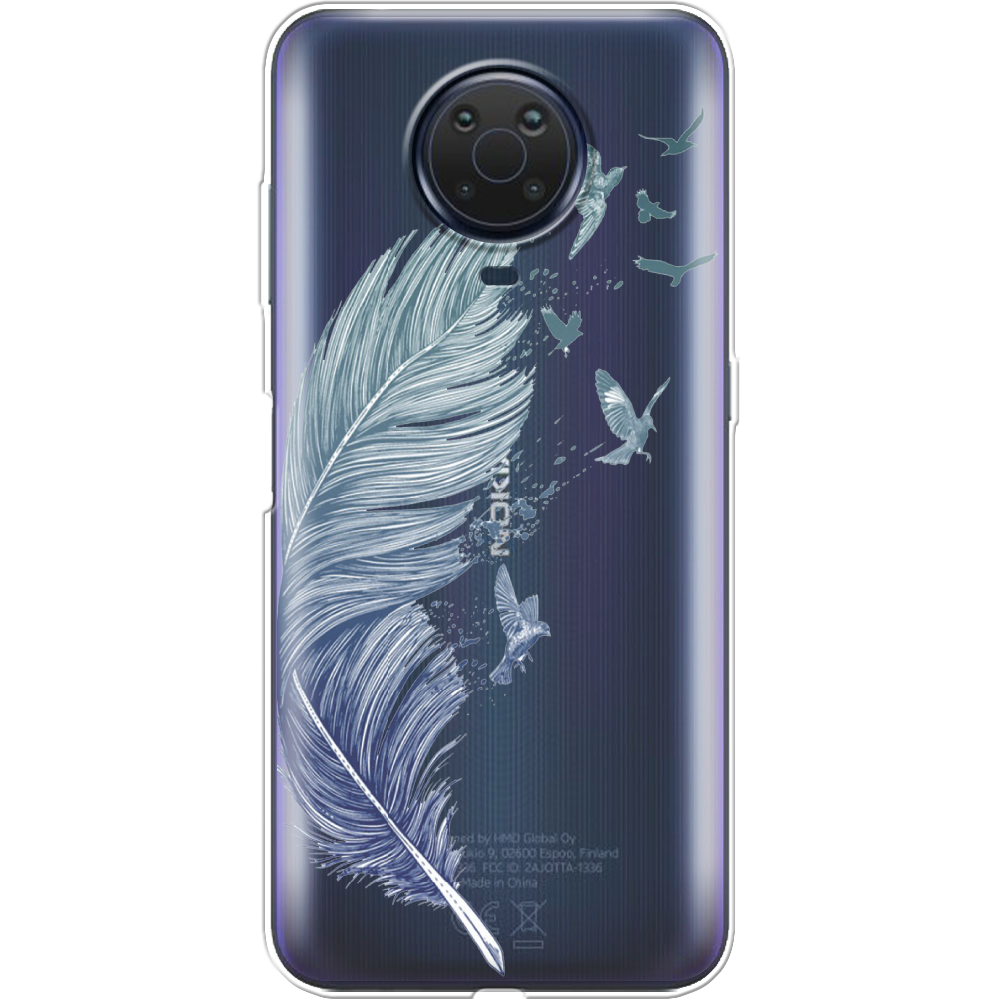 Чехол BoxFace Nokia G10 Feather Прозрачный силикон (42626-cc38-42373)