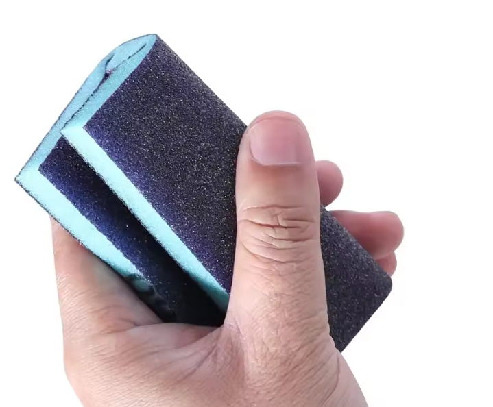 Губка шліфувальна 60-320 Grit для мокрого та сухого шліфування металу та дерева 6 шт. 120x96x13 мм (01e3eb3e) - фото 3