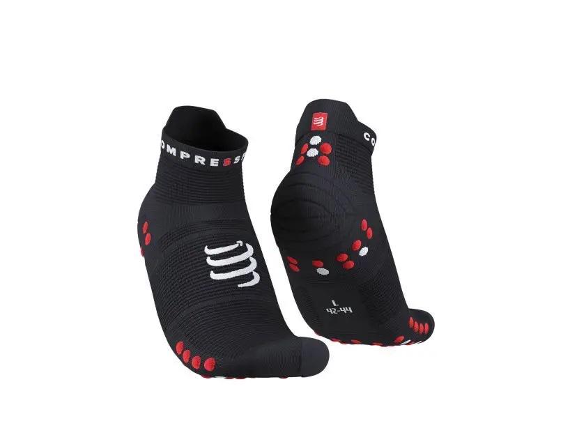 Носки спортивные компрессионные Pro Racing Socks V4.0 Run Low T2 р. 39-41 Black/Red (12333645)