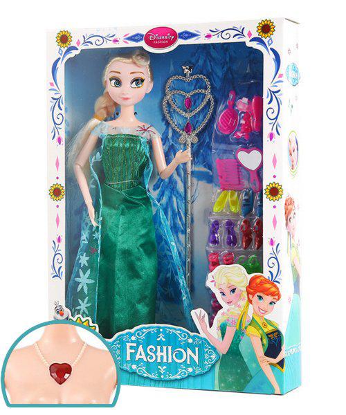 Музыкальная кукла Huada Toys YF101 Принцесса Эльза Холодное сердце с аксессуарами Музыкальная кукла Huada Toys YF101 Принцесса Эльза Холодное сердце с аксессуарами