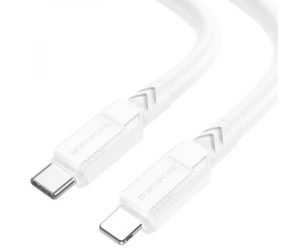 Кабель дата USB Borofone BX81 PD Type-C to Lightning 20Вт White