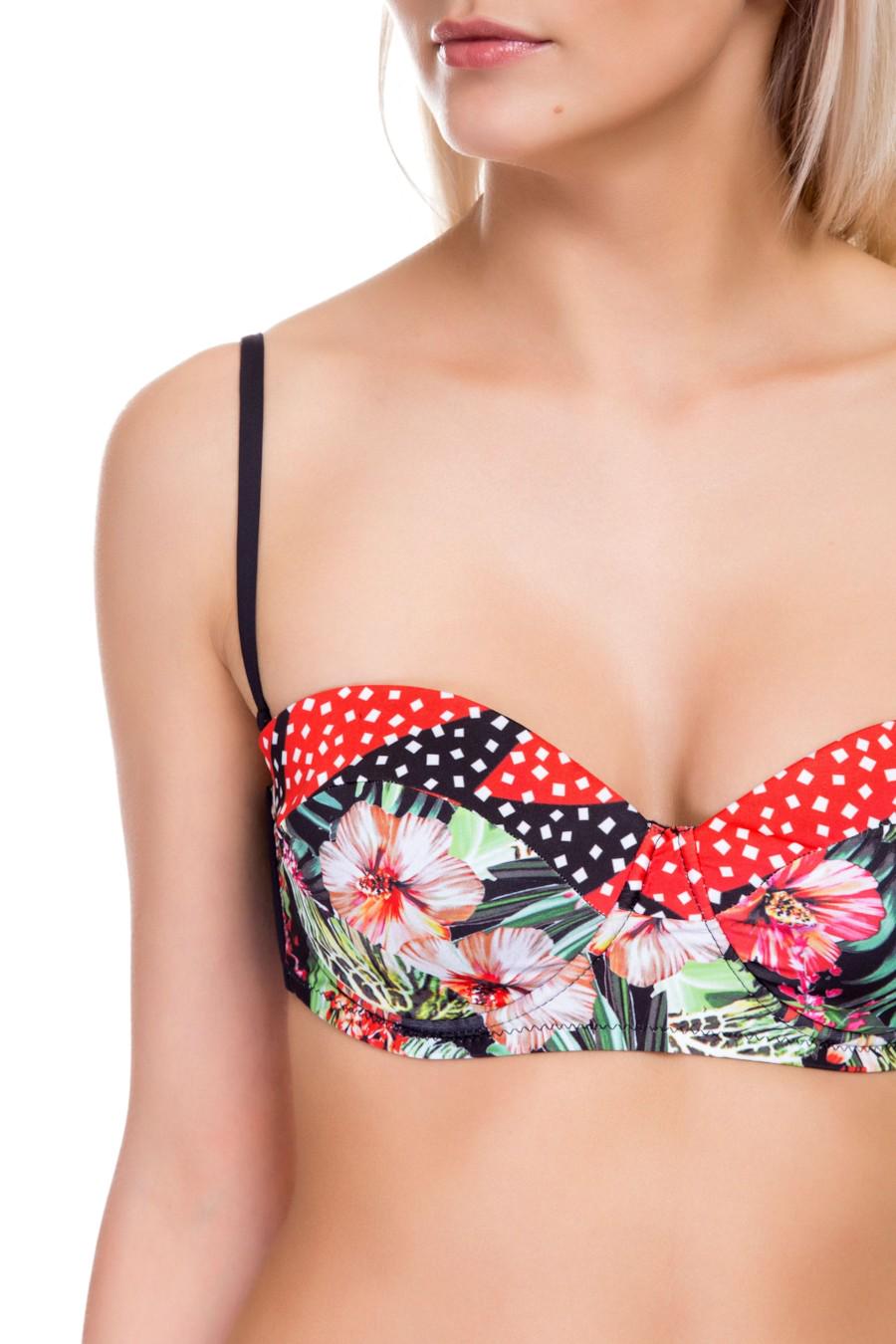 Купальник с уплотненной чашкой/плавки-шортики Amarea 40B/XS Черный (45892) - фото 5 Купальник с уплотненной чашкой/плавки-шортики Amarea 40B/XS Черный (45892) - фото 5